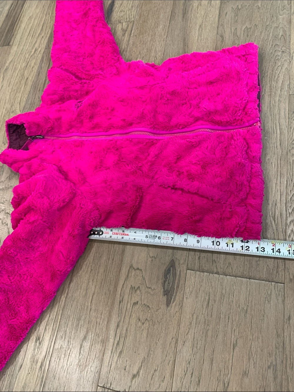 The North Face Reversible Mossbud Purple Pink Fleece Size M (10/12) - Picture 9 of 12